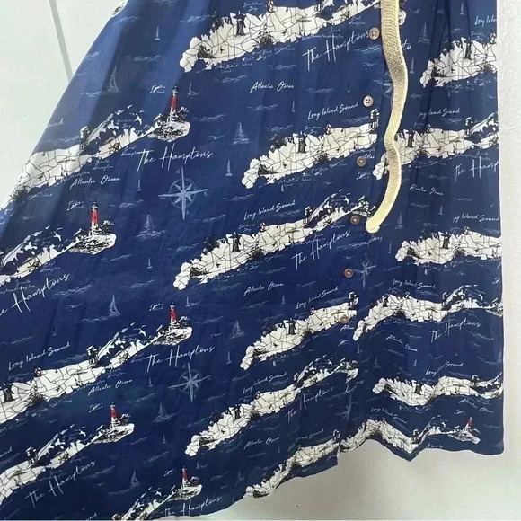 WeWoreWhat Blue and White Midi Dress - Picture 6 of 16